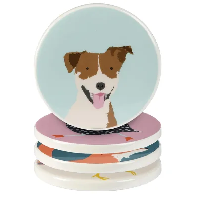 OEM Cute Animal Custom Resin coaster Sublimation Coasters Ceramic Resin coaster Irregular Mold Agate Cup Mat