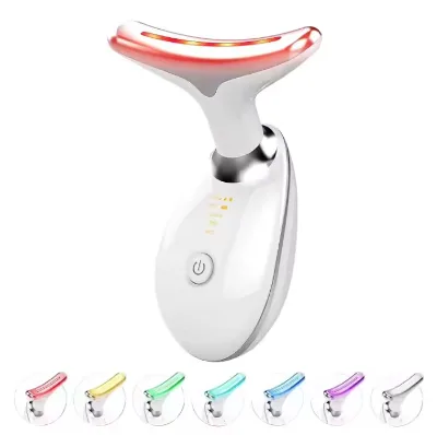 Face Massager Home Use Beauty Equipment Vibration Facial Massage Device LED Light RF Skin Rejuvenation Wrinkle Remover Lift