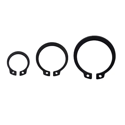 DIN471 65Mn Steel Shaft Retaining Rings (Type C) with Black Oxide Finish M3-M300 M8 M10 M12 M16 M20 M24 DIN471