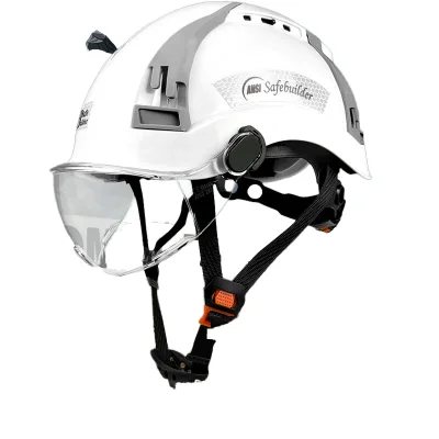 Anti-smashing ABS Safety Helmet for Construction & Aerial Work Breathable Summer Use Custom Printed Protective Helmet