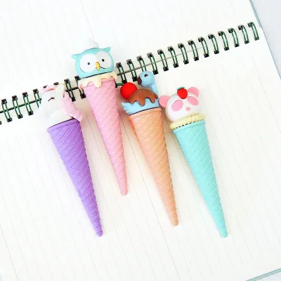 Creative  Ice-cream Cartoon Eraser Childen's Pencil Erasers Set Gift