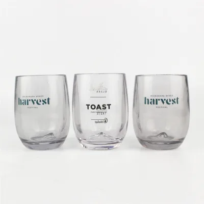 High Quality Plastic PC Acrylic Unbreakable Modern Wine Glass for Party Custom Logo