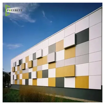 Manufacturer Price Durable Wood Grain Exterior HPL Wall Cladding System for Hotel Application Low Price Available