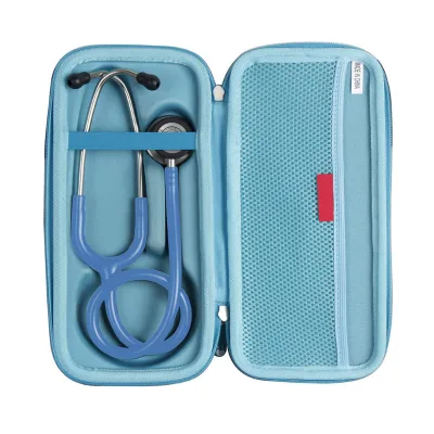 High End OEM Custom Stethoscope Case for Nurses,Eva Case With Extra Room for Medical Bandage Scissors