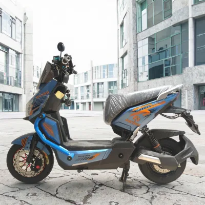 High Quality Electronic Digital 1000W 60V Lead Acid Battery E Scooter Moped Ebike Rear Hub Motor Steel Frame for Urban Commuting