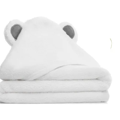 High Quality Bamboo Custom Baby Hooded Bath Towel for Kids