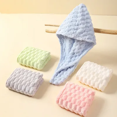 Luxury Cloud Dry Hair Towel Super Water Absorbency Quick Dry Microfiber Hair Drying Scarf Turban Wraps Towels
