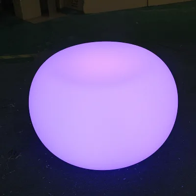 Modern LED Illuminated Cocktail Table with Dimmable Lighting Stable Plastic Construction for Weddings Parties Commercial Venues