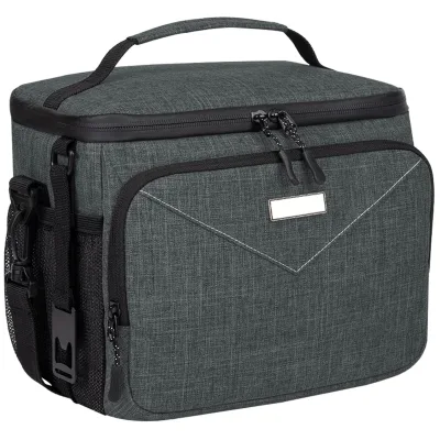 Men's and Women's All-purpose High Quality Insulated Lunch Bag Adjustable Shoulder Strap Leak-proof Lunch Bag