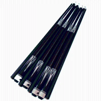 High Quality Cue Sticks Supplier 19oZ 145cm Lychee Patterned Skin Butt Quick Release Center Joint Pool Cue Set