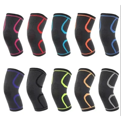 Kneepads Knee Support Protector Leg Arthritis Injury Gym Sleeve Elasticated Bandage Pad Charcoal Knitt Kneepads Warm cheap price