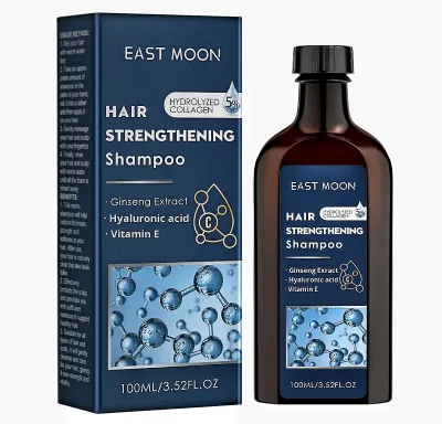 OEM Hair Thickening Shampoo for Men Hydrolyzed Collagen Ginseng Extract Soothing Moisturizing Cleansing Formula for Hair