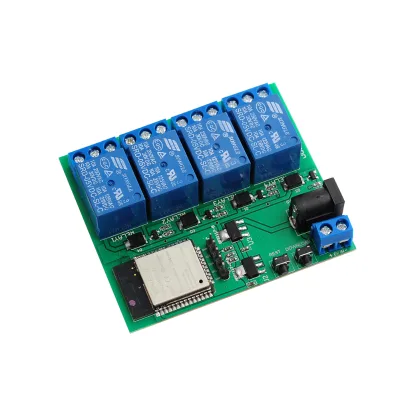 DIYmall ESP32 4 Channel Relay Module ESP32S WiFi Bluetooth-compatible Relay Control Switch Board with ESP32-WROOM-32 for IOT