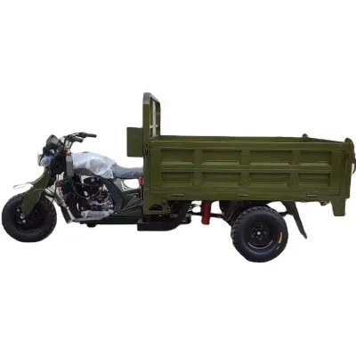 Gasoline Motor Tricycle Water Cooled Engine Puller Agricultural Freight Fuel Tricycle Cargo Motorcycle
