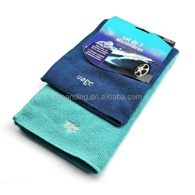 2PK Warp Knitting Microfiber Dual Terry Plush Towel