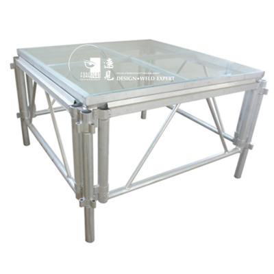 Hot Wedding Scene Application Transparent Stage Assembly Stage