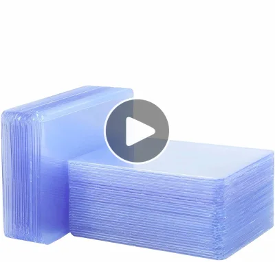 4X3 Holographic Toploader Sublimation Playing Card Holder Case Gift Card Sleeves Basketball Football Baseball Card Packs