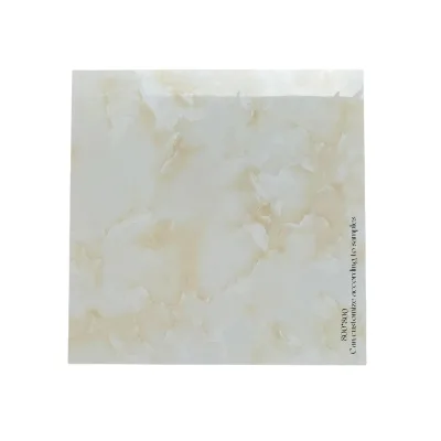 Modern Emperor Jade Floor Tile Beige 800x800 Non-Slip Wood Warm Yellow Glaze for Living Room and Hotel for Apartment Use