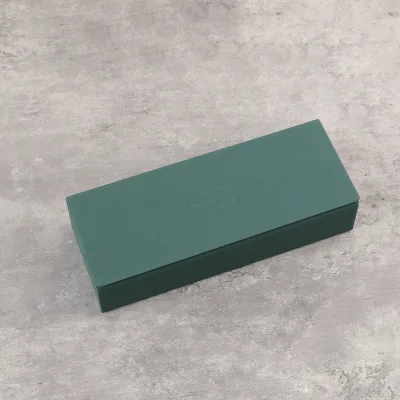 E88 Wholesale Best Packaging Green Reading Glasses case PU Leather Eyeglasses case Custom logo Optical Glasses case