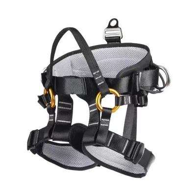 Professional Climbing Safety Harness with Padded Waist Belt and Leg Loops
