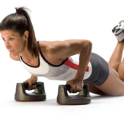 Indoor Fitness Equipment Non-slip Rotating Push-up Stand for Chest Muscle Training Abdominal Muscle Training Abdominal Device