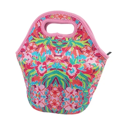 Sublimation Neoprene Thermal Insulation Durable Lunch Bag for Child Cooler Camping