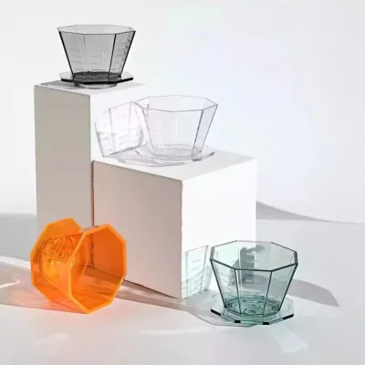 Modern Plastic Food Grade Eco-Friendly Coffee Filter Dripper