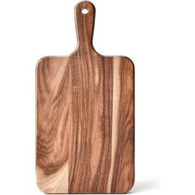 Customize Creative Acacia Wood Cutting Board Restaurant Kitchen Household Wooden Cutting Board With Handle