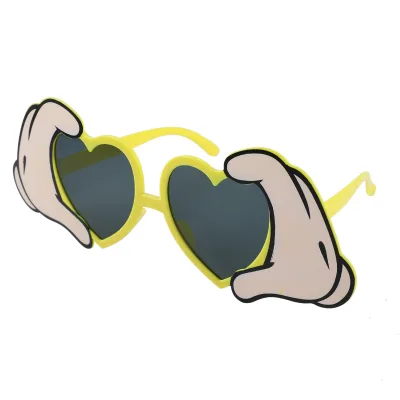 Cheap OEM Wholesale Custom Cute Kids Sunglasses Children Boy Girls Heart Design Creative Funny Party Sun Glasses