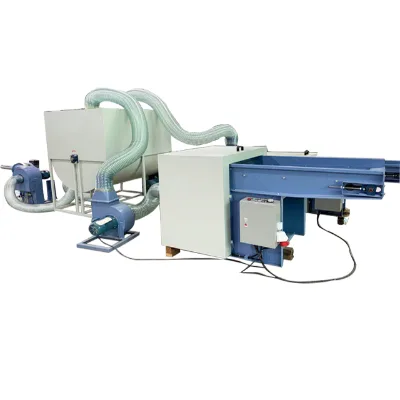 Semi Automatic Down Duvet and Feather Pillow Filling Machine Efficient Textile Filling Line