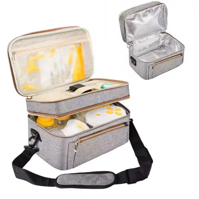 Portable Travel Thermal Wearable Breast Pump Storage Bag Breast Milk Cooler Bag