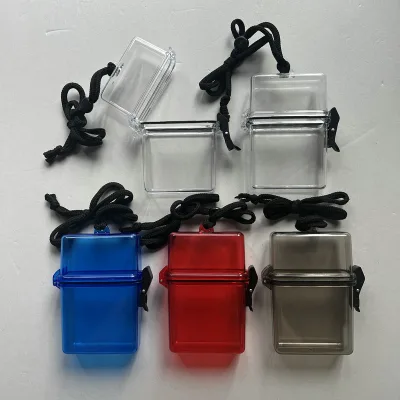 Waterproof Sand Box, Plastic Storage Box with Lid and Hanging Strap, Beach Container, sealed Case, Waterproof Cigarette case