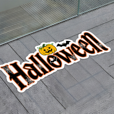 Customized Cartoon Irregular Logo Carpet Anti Slip Floor Pad Doormat for Home Custom Cut Area Rugs