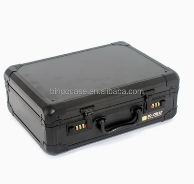 Aluminum Hard Tool Case with Shockproof Foam Equipment Carrying Case Aluminum Briefcase