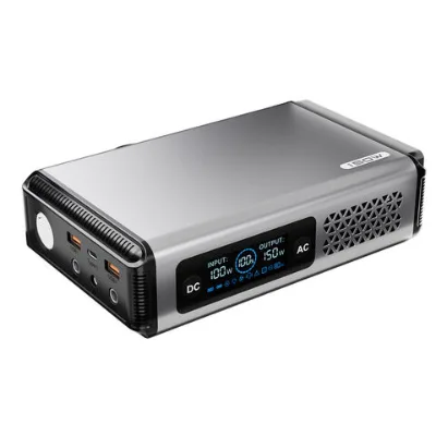 110v 220v solar outdoor power station 150w rechargeable lithium ion battery portable power station for outdoor camping