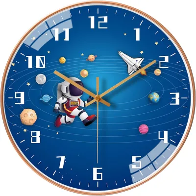 Modern 8-inch Quartz Single Face Wall Clock Silent Stylish Plastic Chinese Design Needle Display Still Life Pattern Living Room