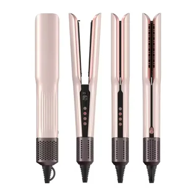 New Multi Hair Styler 2 in 1 Air Styling Iron Wet to Dry Fast Airflow Air Styling Hair Straightener Air Styler Pro Flat Iron