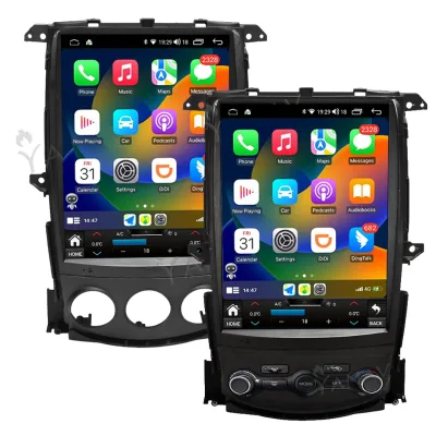 Touch Screen GPS Navigator Android Auto Wireless CarPlay 1 Year Built-in DSP Split Screen Worldwide Maps Nissan 370Z Fairlady Z