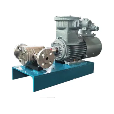 Industrial Stainless Steel Gear Metering Pump DC Mechanical Seal High Accuracy Corrosion Resistant Customized Viscous Liquid