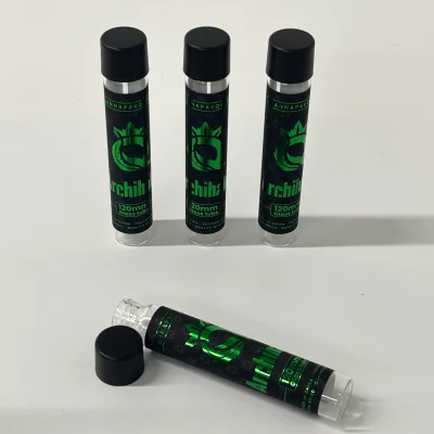 Archibald Custom Borosilicate Glass Tube 1 Pack Pre Roll Tubes 30 ml Wholesale Child-resistant king Size Pre Roll Tubes