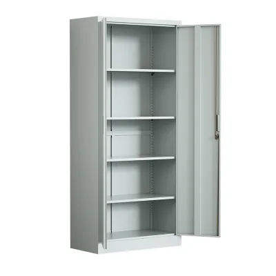 GD 2024 Customized 2 Doors Office Metal Storage Cabinet Steel Cupboard Metal Cabinet Filing Cabinet With 4 Shelves