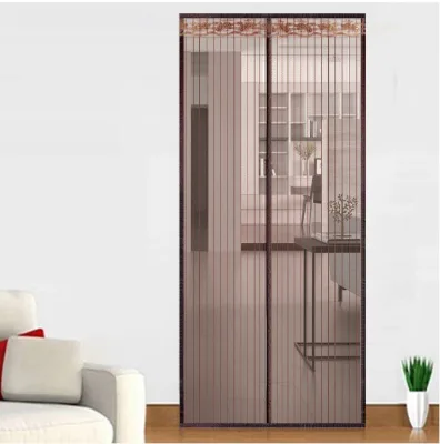 High Quality Coffee/black Anti Mosquito Curtain Magnetic Curtain Door Screen