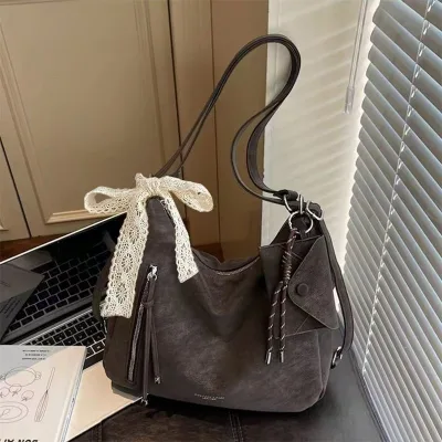 Womens LargeCapacity Com-muter Backpack Tote Bag Fashion Versatile Shoulder Crossbody Bag