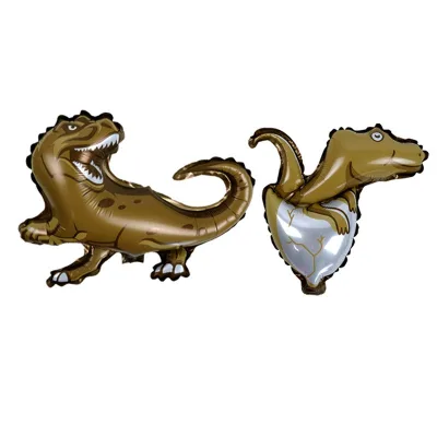 Custom Animal Dinosaur Shape Foil Balloons with Inflatable Helium