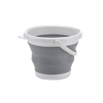 10L Convenient Folding Plastic Bucket Folding Fishing Plastic Silicone Water Fold Bucket 10L