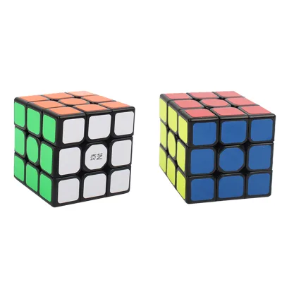 Qiyi Qihang Speed Cube 3x3- Smooth Bright-Light Sticker(Classic Colors) - 3x3x3 educational speed cube puzzles toys