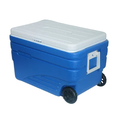 80L Polyurethane Foam Big Size Waterproof Thermal Plastic PE Food Grade Marine Medical Cooler Box