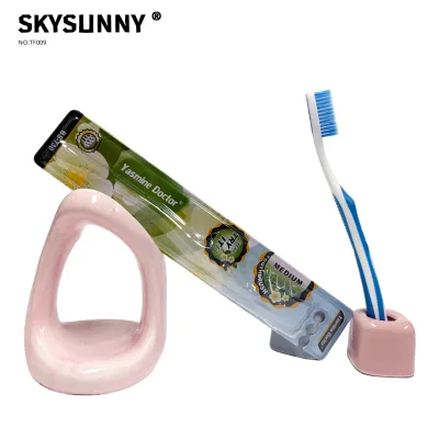 Adult Daily Manual Toothbrush Sensitive Gum Protection Dual Color Handle Custom Logo Bulk Supply