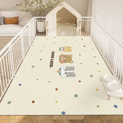 Urine-proof Specially Design Cartoon Pet Mat Easy to Clean PVC Waterproof for Dog Enclosures