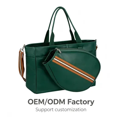 `Custom Logo`Wholesale Women PU Tennis Tote Bag Detachable Tennis Racket Holder Bag Large Capacity Sports Gym Handbag Support